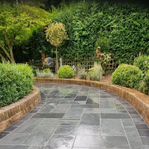 Brazilian Black Slate 600x300 Sawn Edge