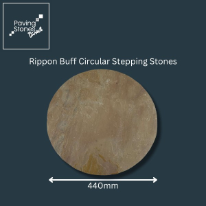 Rippon Buff Sandstone Circular Stepping Stones