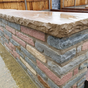 Multi Colour Sandstone Coping Stones 900x250