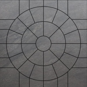 Anthracite Porcelain 3m Circle with SOK