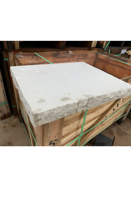 Silver Grey Sandstone Pillar Cap 600x600 (Cropped Edges)