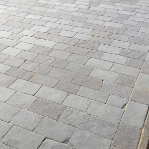 Dove Grey Block Paving Mixed Sizes