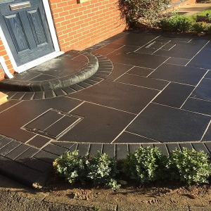 Black Limestone 4 Sizes Calibrated & Sawn Edge