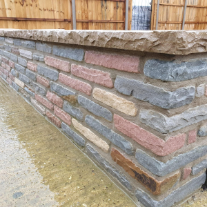Multi Colour Sandstone Coping Stone 600x300
