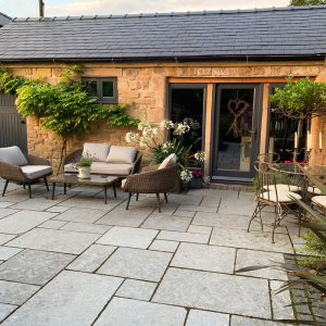 Vintage Blue 600x900 Limestone Tumbled