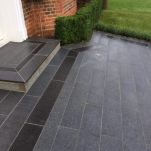 Absolute Black Granite Plank Paving 900x200