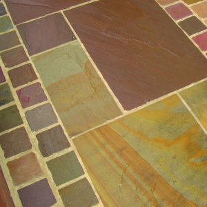 Multi Colour Cobbles 100x100