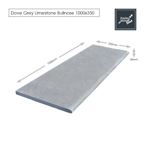Dove Grey 1000x350mm Bullnose