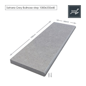 Sahara Grey 1000x350x40mm Bullnose