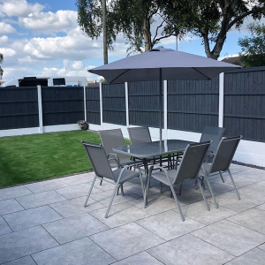 Silver Travertine Effect Porcelain 600x600