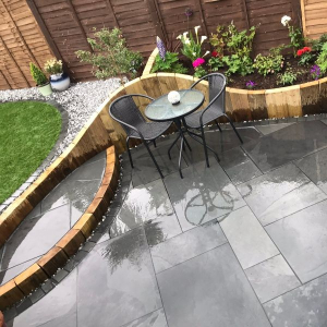 Brazilian Black Slate 4 Sizes Calibrated & Sawn Edge