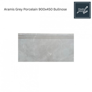 Aramis Grey Porcelain Bullnose 900x450