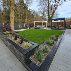 Black Granite Bullnose 600x150