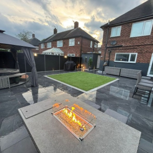 Nero Slate Porcelain Paving 900x600