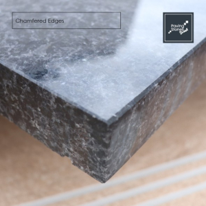 Polished Black Granite Coping Stones 900x450x40