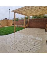 Ivory Cream Porcelain 2.4m Circle including SOK