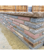 Multi Colour Sandstone Coping Stone 600x300