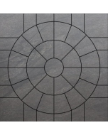 Anthracite Porcelain 2.4m Circle including SOK