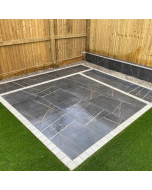 Smoke Grey Porcelain Cobbles 100x100