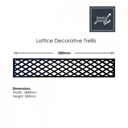 Lattice Composite Trellis 1800x350